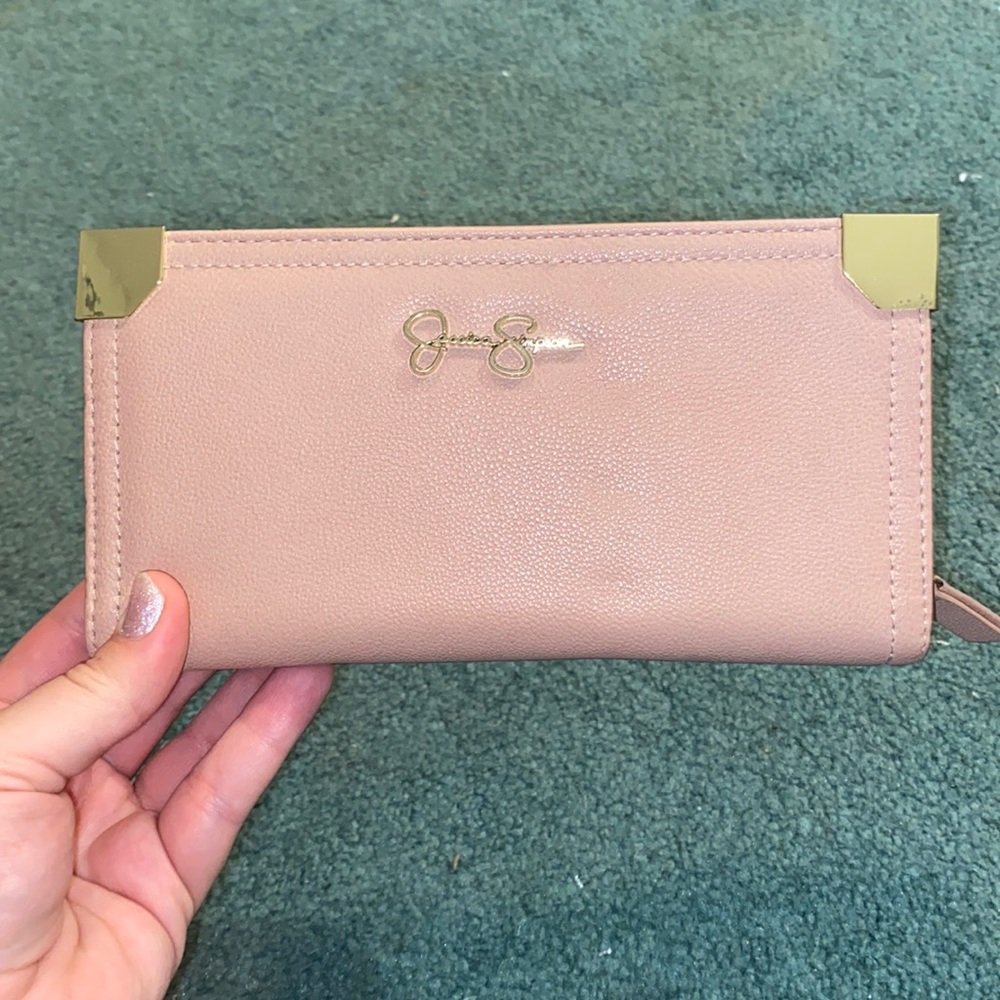 Pink and gold Jessica Simpson wallet!